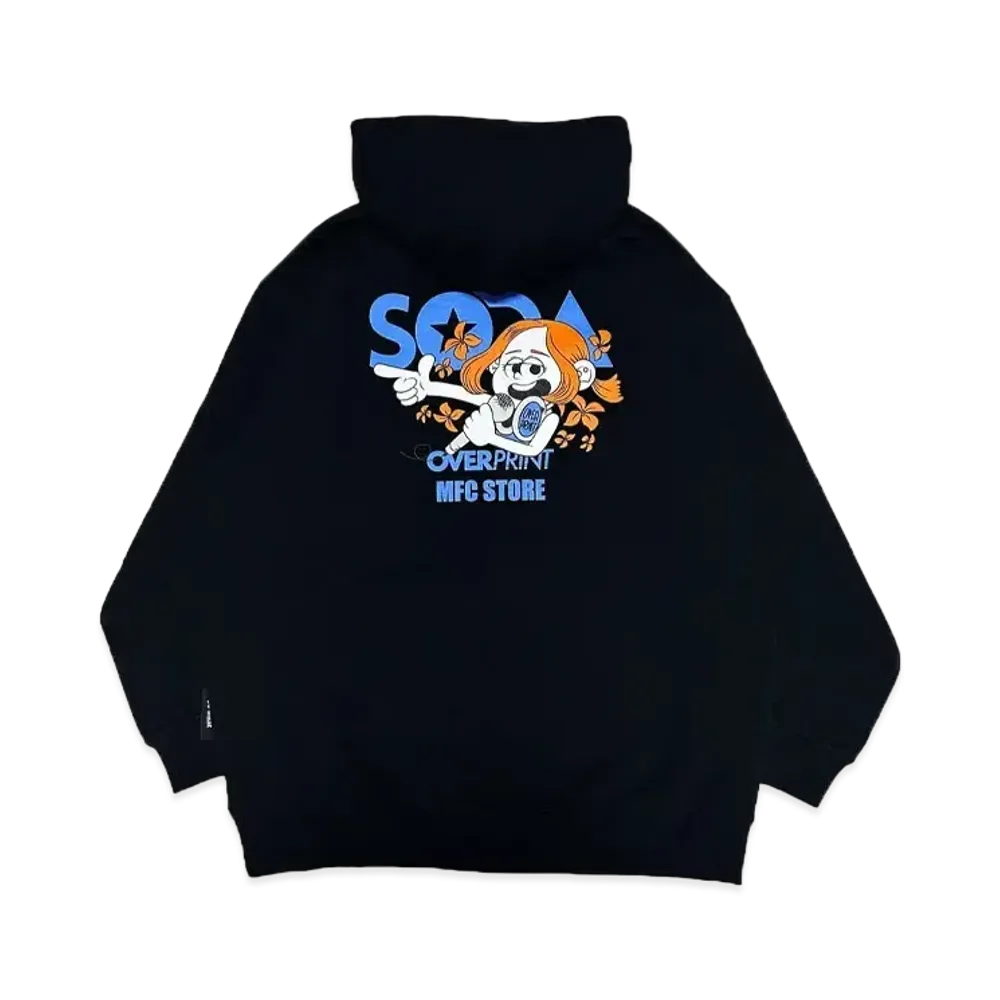 MFC STORE x over print x DJ SODA Ver. Zero Zero Hero Hoodie "Black/Blue"