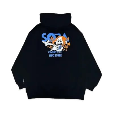 MFC STORE x over print x DJ SODA Ver. Zero Zero Hero Hoodie "Black/Blue"
