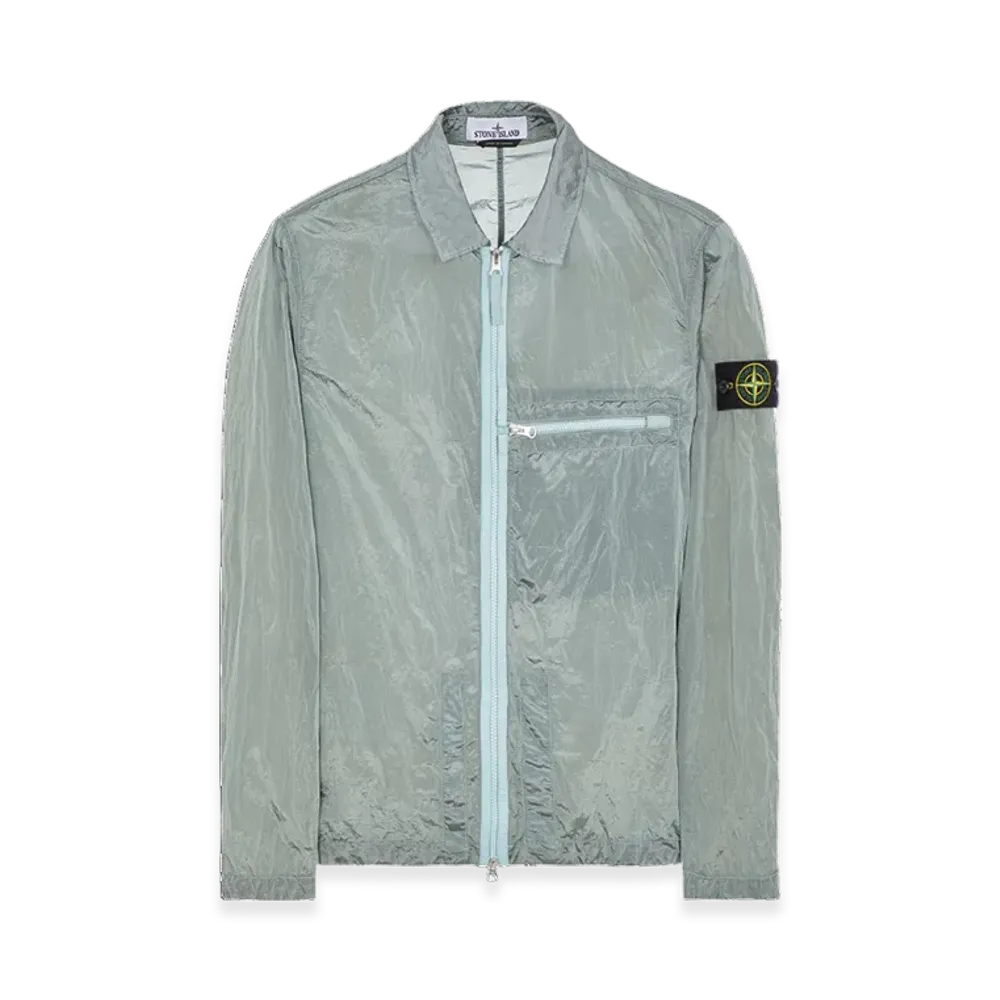 Stone Island 10919 Nylon Metal in Econyl Regenerated Nylon Overshirt - 23SS "Sky Blue"