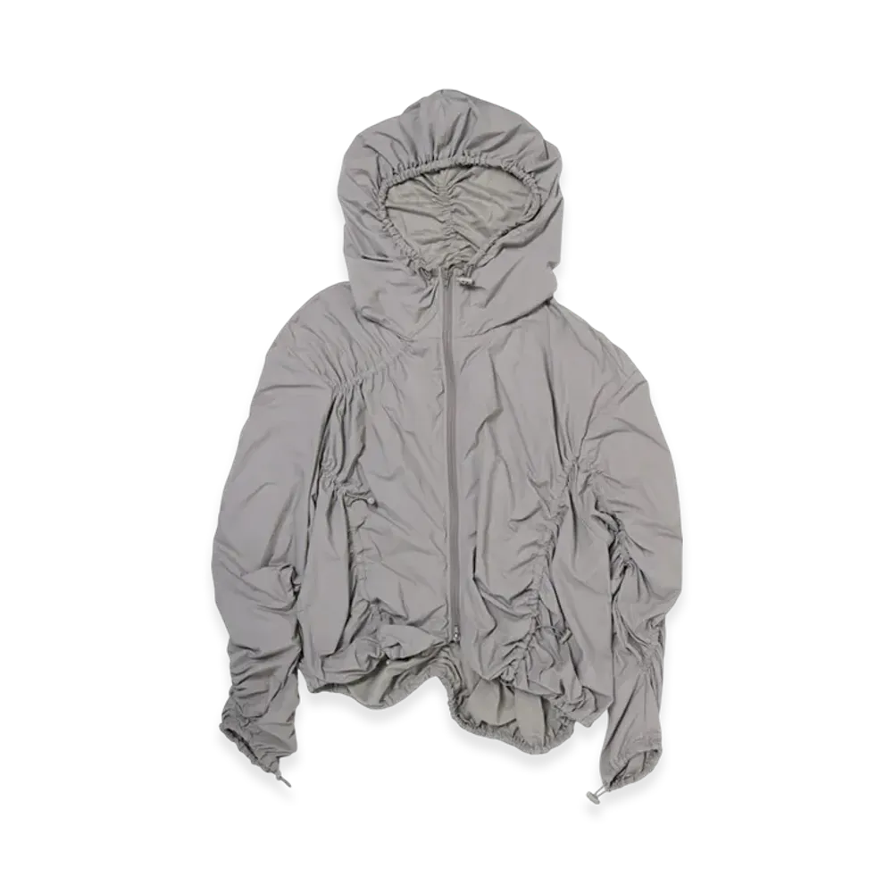 THEREDTHREAD G Tech Drawstring Jacket "Gray"