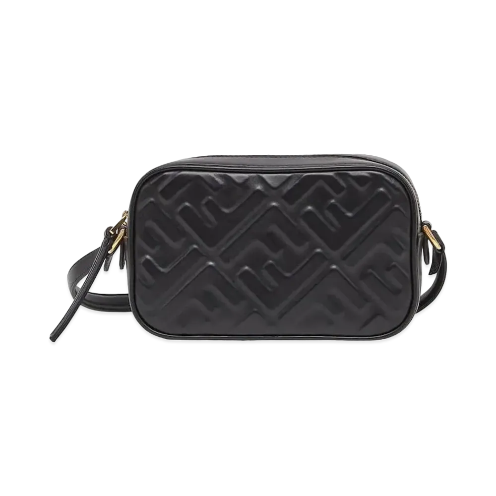 FENDI Camera Case Leather Mini Bag "Black"