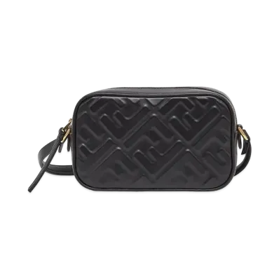 FENDI Camera Case Leather Mini Bag "Black"