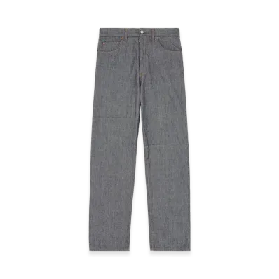 MM6 Maison Margiela Men's Denim Trousers "Gray"