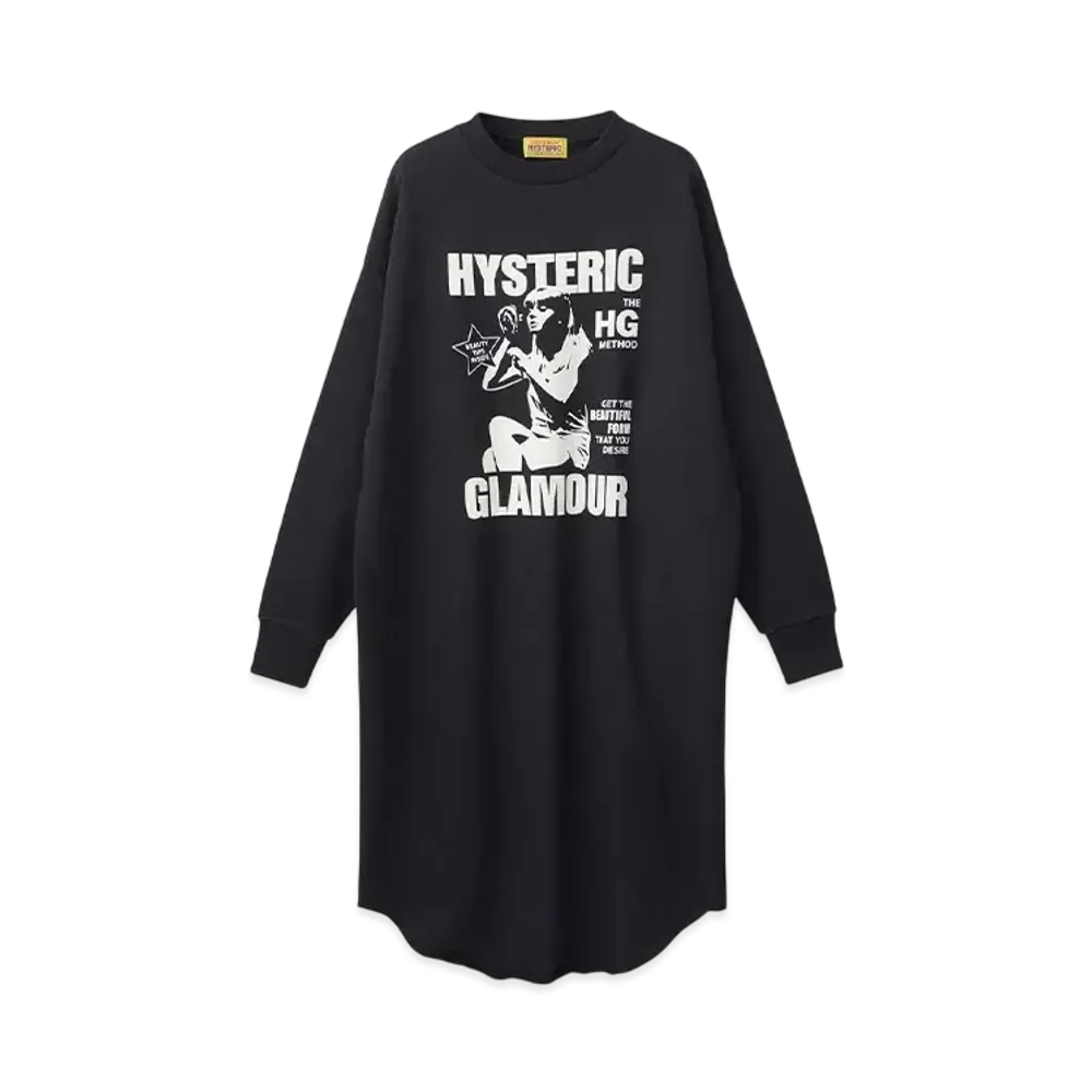 HYSTERIC GLAMOUR Beauty Tips Dress "Black"