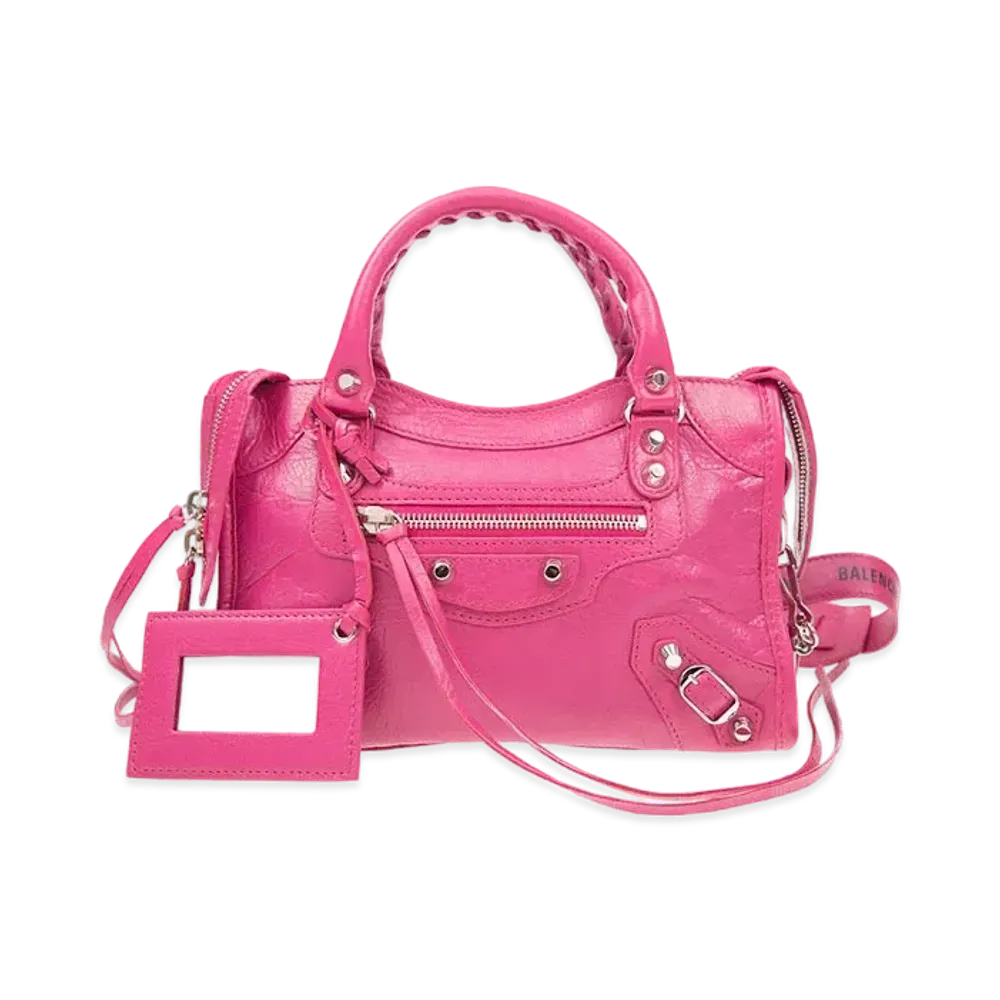 BALENCIAGA Handbag Lambskin "Pink"