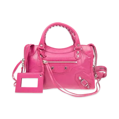 BALENCIAGA Handbag Lambskin "Pink"
