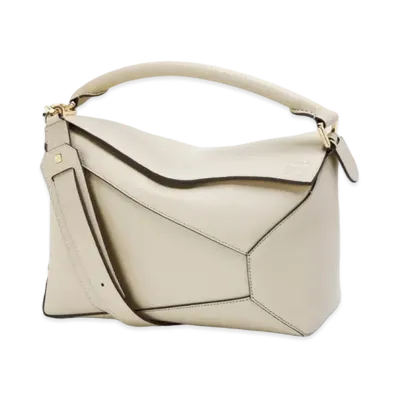 LOEWE Puzzle Edge Bag In Goatskin "Angora"