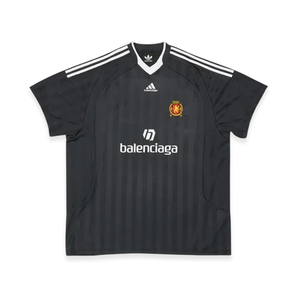 BALENCIAGA x adidas Oversized Football T-Shirt "Black"