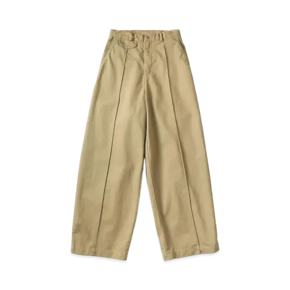 KAPITAL Chino Boogie Day Baggy Pants "Beige"