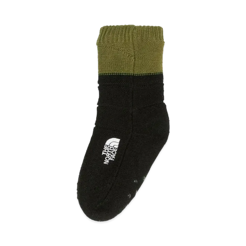 The North Face Kid's Nuptse Bootie Socks Kids "Military Olive x TNF Black"