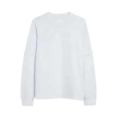 sacai x Mercedes AMG Patch Long Sleeve Cotton T-Shirt "White"