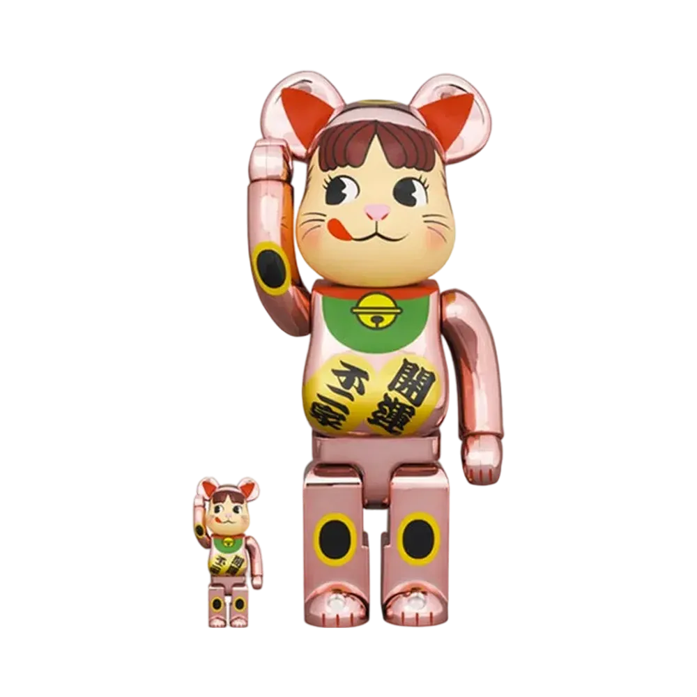 Bearbrick Maneki Neko Peko-chan 100% & 400%