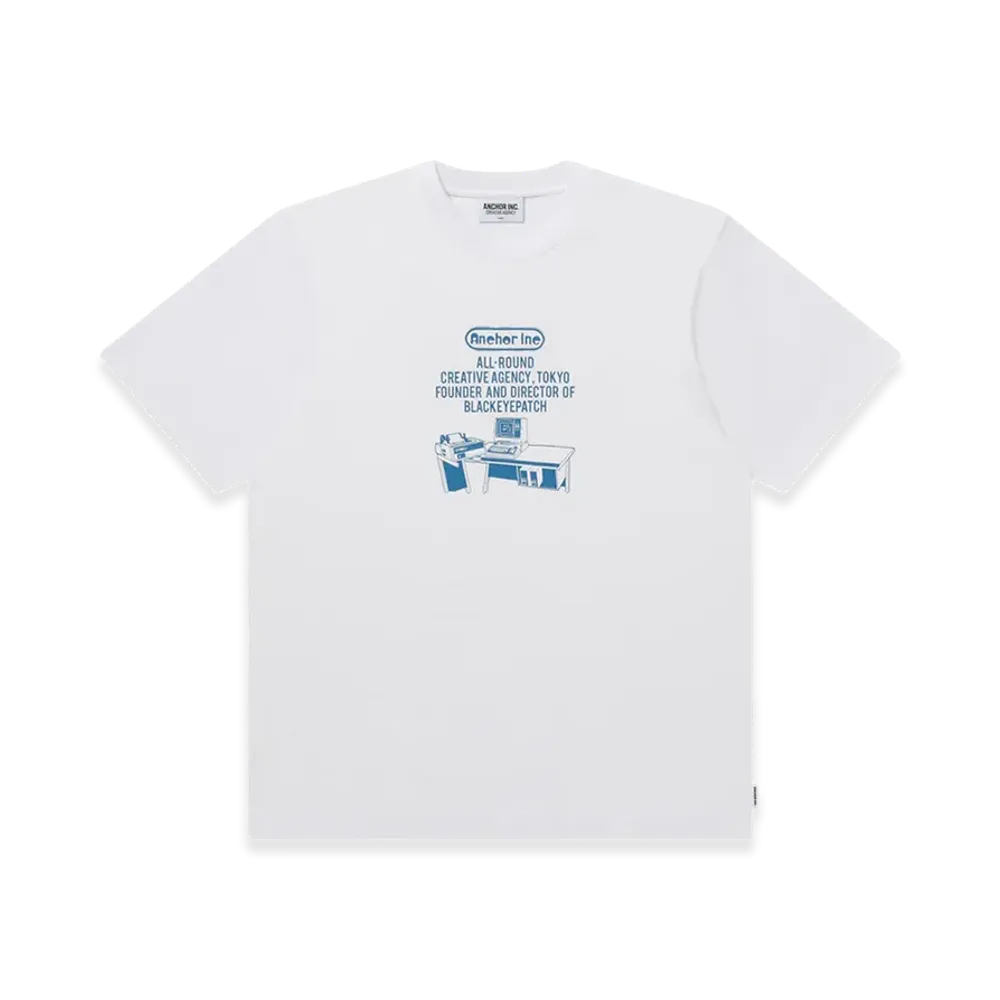 Mercedes Anchor inc. Desk Tee "White"