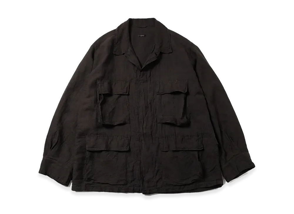 COMOLI Silk Cotton B.D.U. Jacket "Brown"