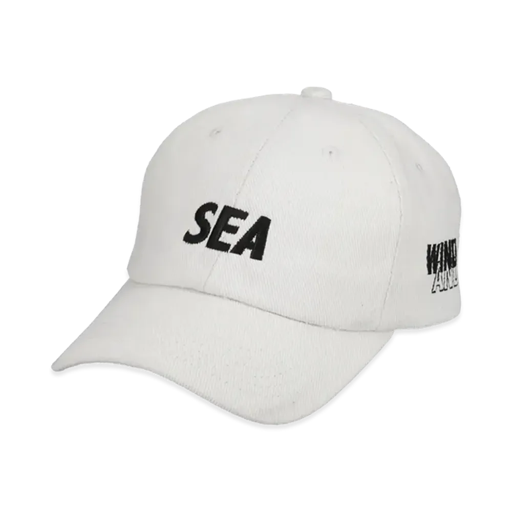 WIND AND SEA Logo Low Cap "White"