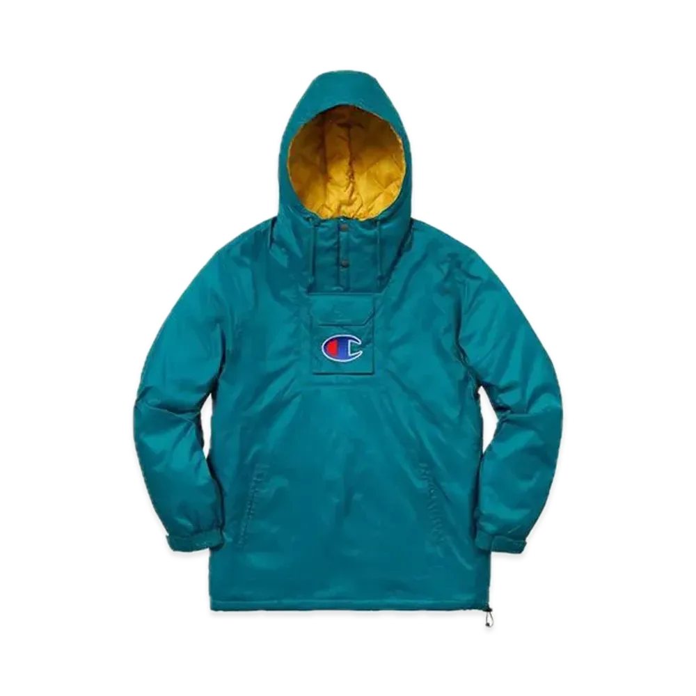 Supreme x Champion Pullover Parka "Teal"