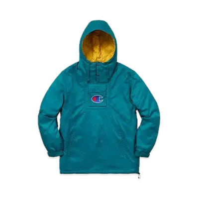 Supreme x Champion Pullover Parka "Teal"