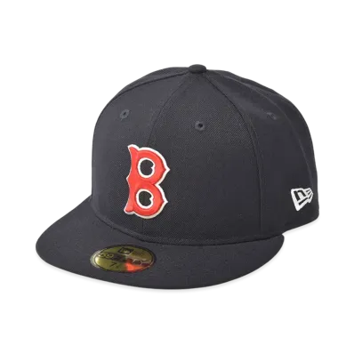 NEW ERA MLB Coop Wool 59Fifty Boston Red Sox "Navy"