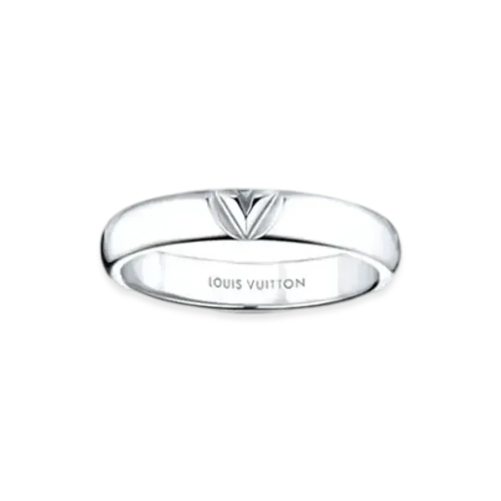 Louis Vuitton LV Volt Multi Wedding Band "White Gold"