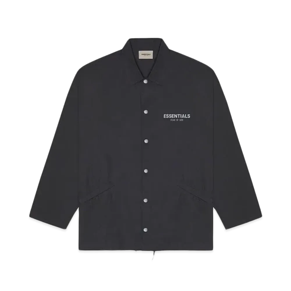 FEAR OF GOD ESSENTIALS Coach Jacket "Black"