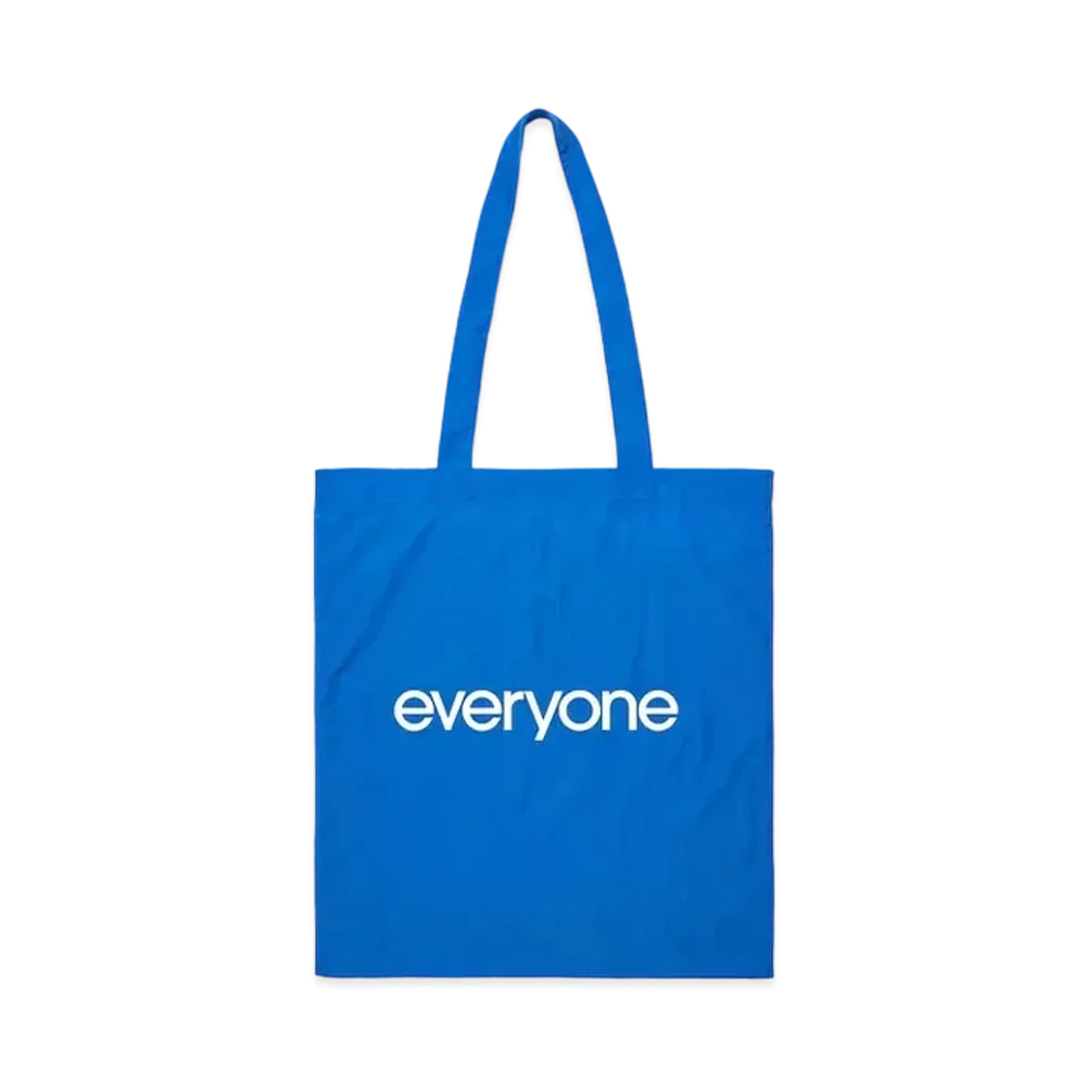 everyone Nylon Logo Tote Bag "Blue"
