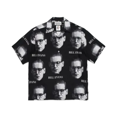 WACKO MARIA BILL EVANS / HAWAIIAN SHIRT "Black"