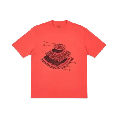 PALACE Pyramidal T-Shirt "Light Red"