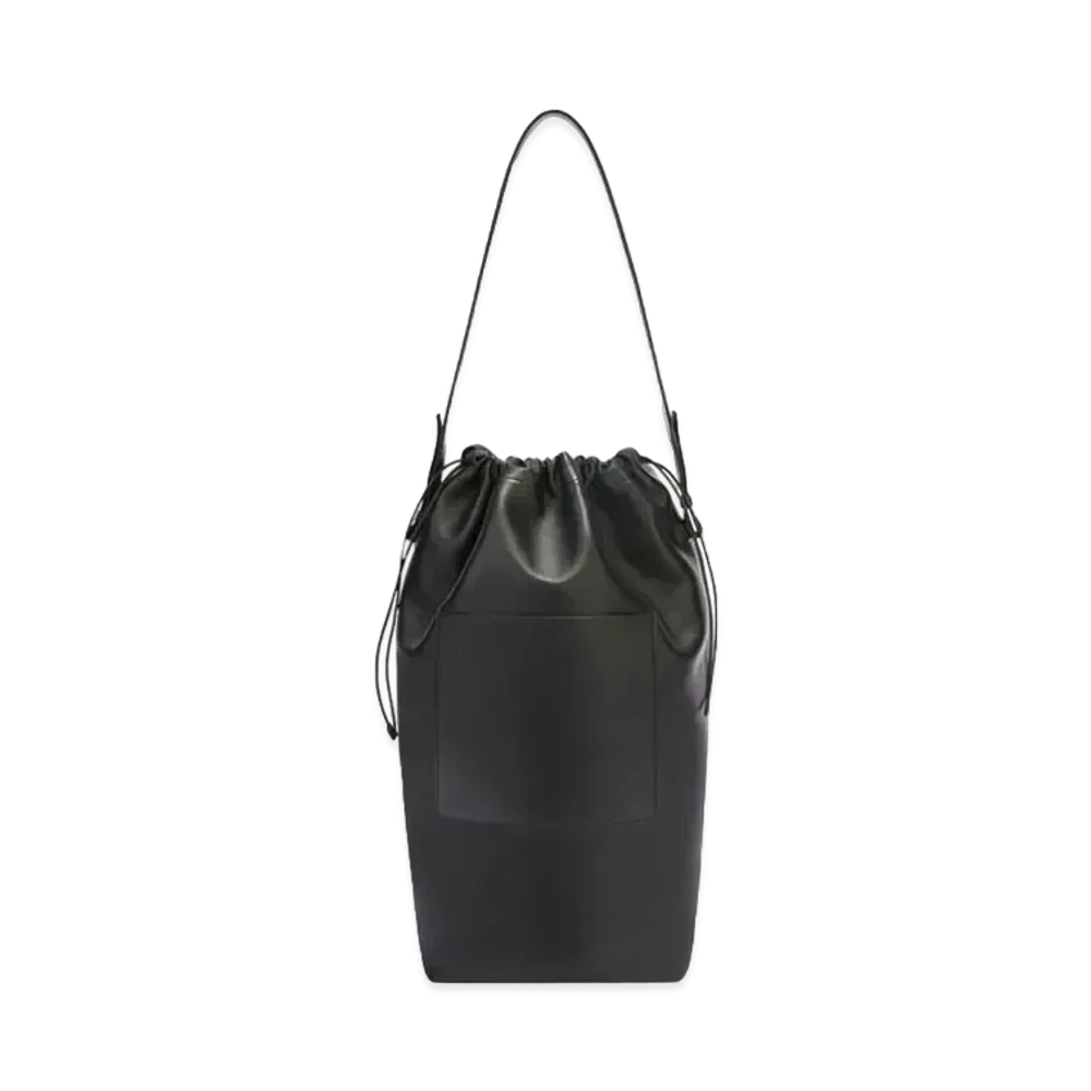 Jil Sander Drawstring Shoulder Large "Black"