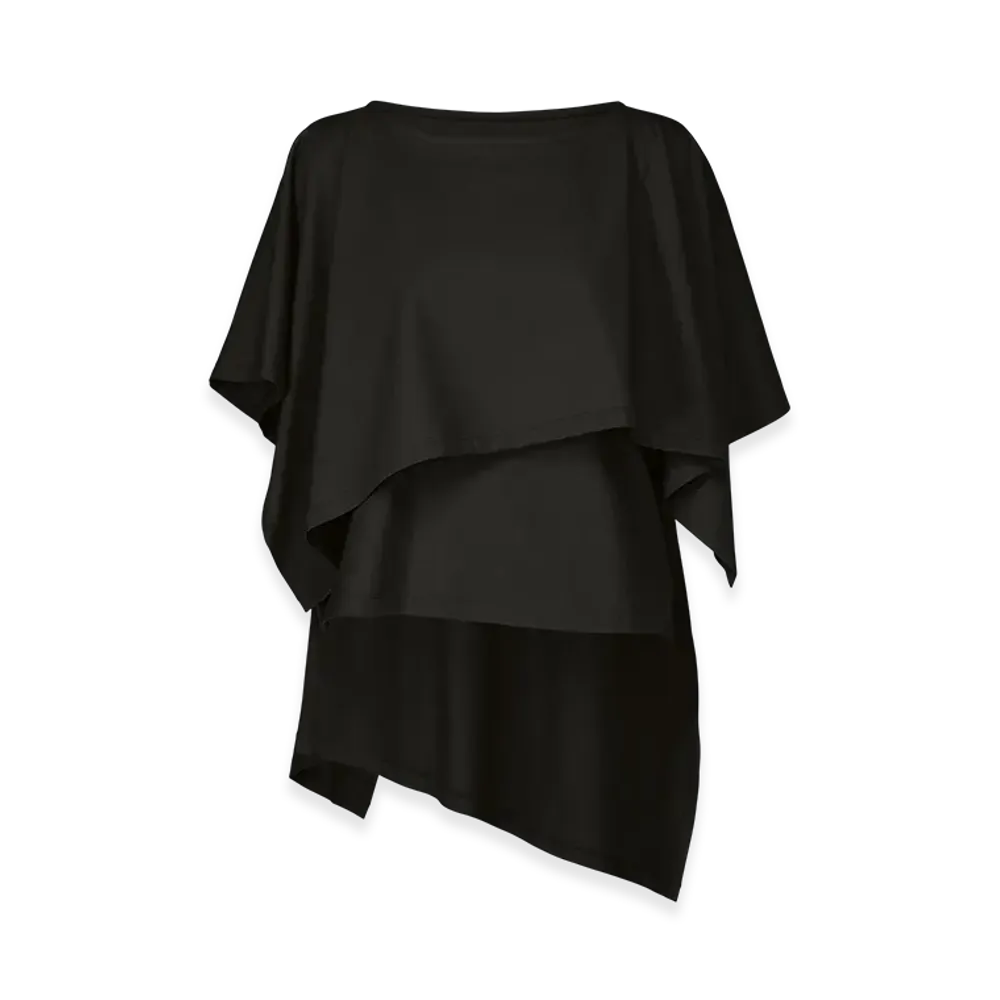 ISSEY MIYAKE Layered-T "Black"