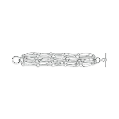 Hermes Chaine D'ancre Punk Bracelet "Silver"