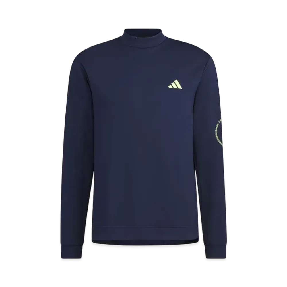 adidas Aeroready Athletic Mockneck Long Sleeve Shirt "Collegiate Navy"