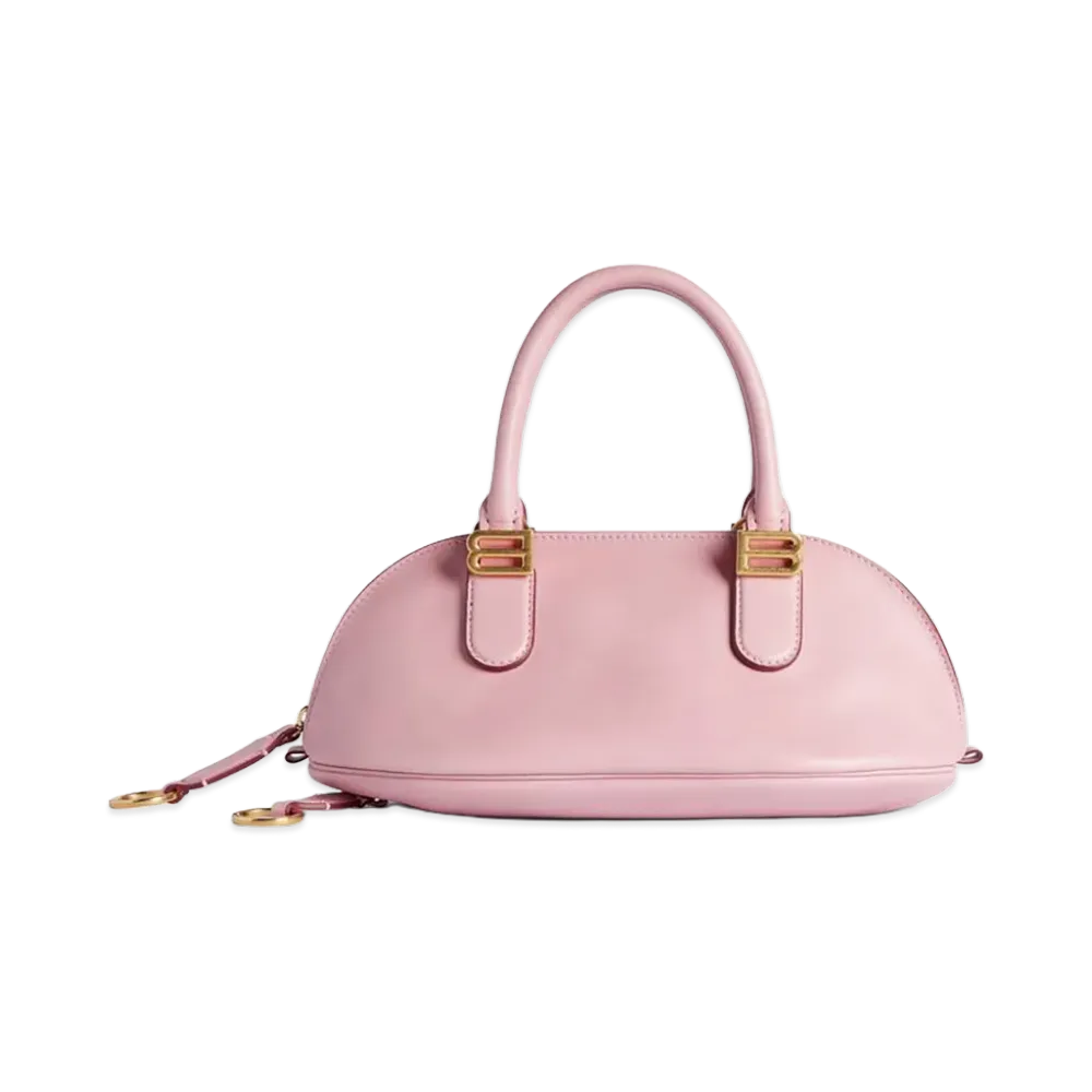 BALENCIAGA Women's Bolero Bowling Bag Mini "Rose Quartz"