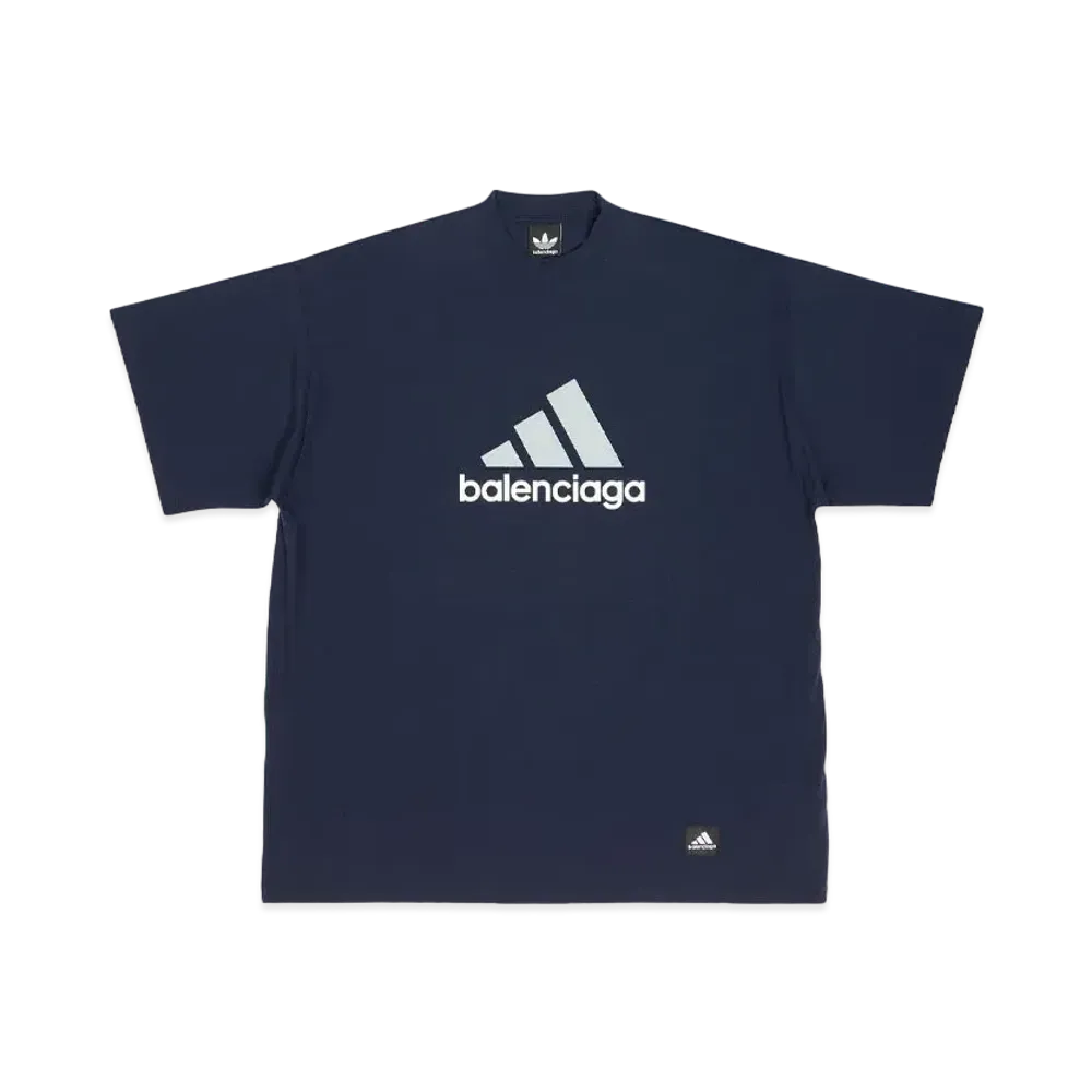 adidas BALENCIAGA T-Shirt Oversized "Navy Blue"