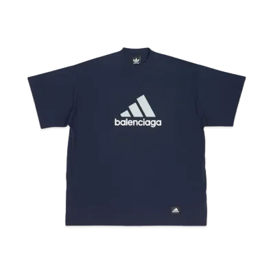 adidas BALENCIAGA T-Shirt Oversized "Navy Blue"