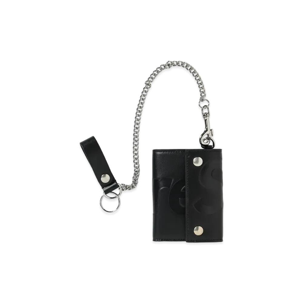 Supreme Leather Chain Wallet (26SS) "Black"