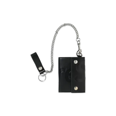 Supreme Leather Chain Wallet (26SS) "Black"
