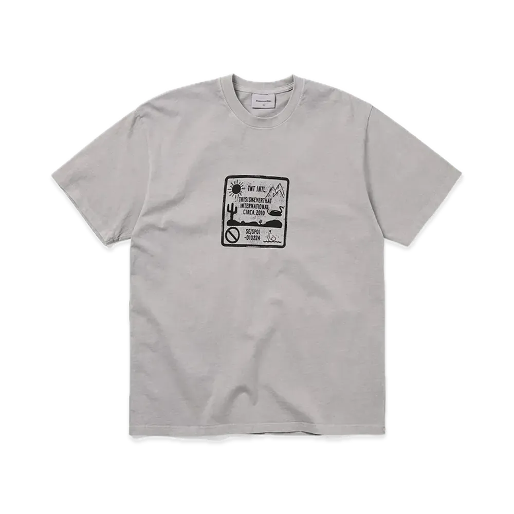 thisisneverthat Caution Sign Tee "Grey"