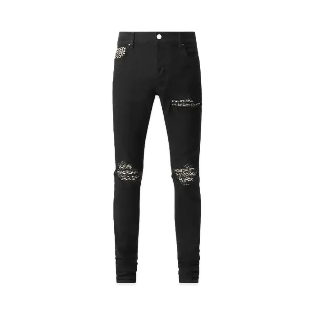 AMIRI Leopard MX1 Jean "Black"
