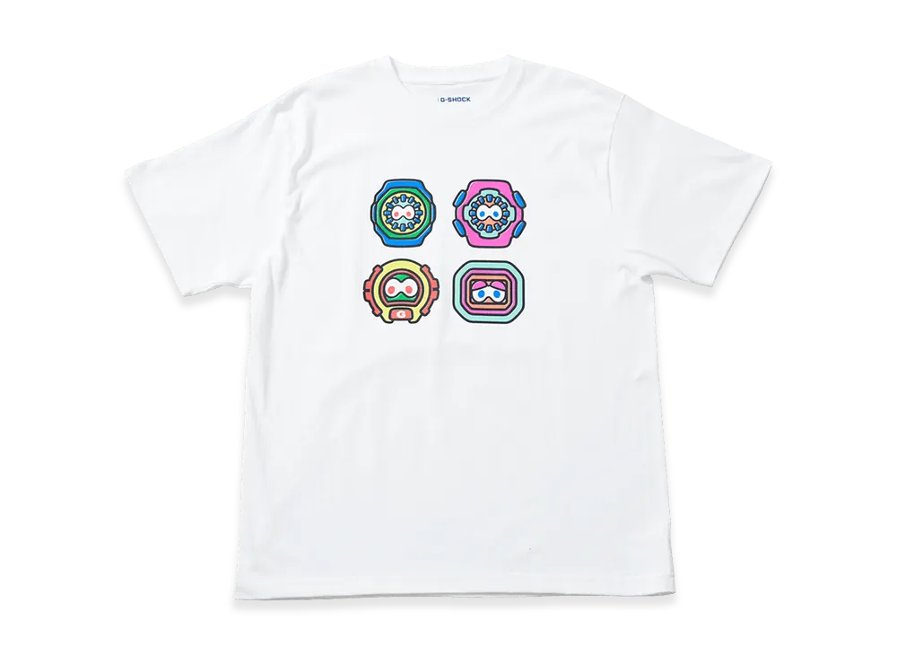 Casio G-Shock x NIGO Four Face Simple T-Shirt White "White"
