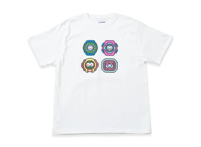Casio G-Shock x NIGO Four Face Simple T-Shirt White "White"