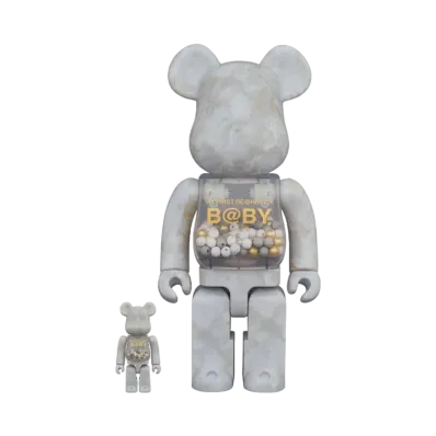 Bearbrick MY FIRST B@BY MARBLE Ver. 100% & 400%