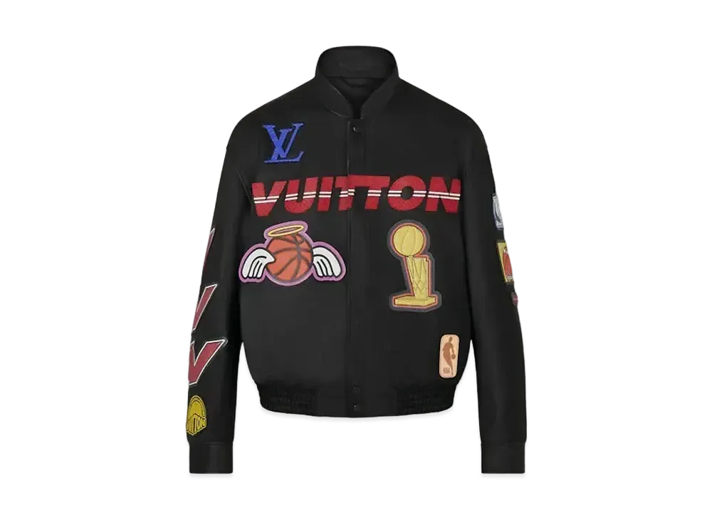 Louis Vuitton NBA Logos Leather Hero Jacket