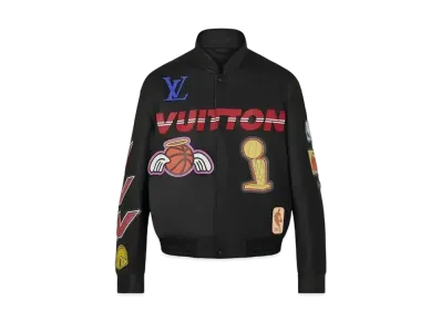 Louis Vuitton NBA Logos Leather Hero Jacket