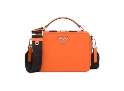 PRADA Prada Brick Saffiano Leather Bag "Orange"