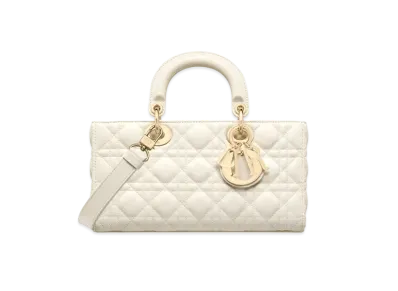 Dior Lady D-Joy Bag Cannage Lambskin "Latte"