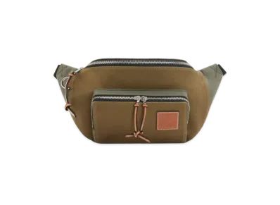 LOEWE Bumbag In Canvas "Khaki Green"
