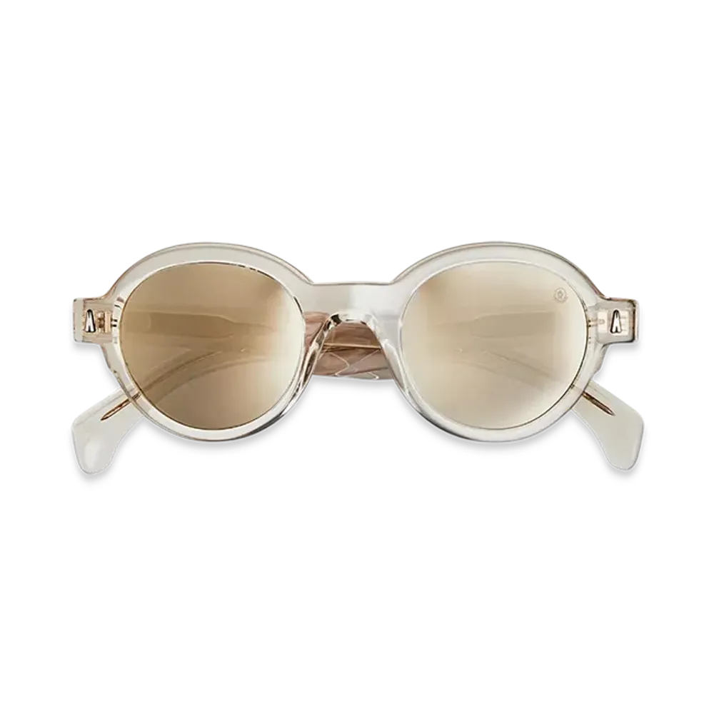 MONCLER Rondosa Round Sunglasses "Off White"