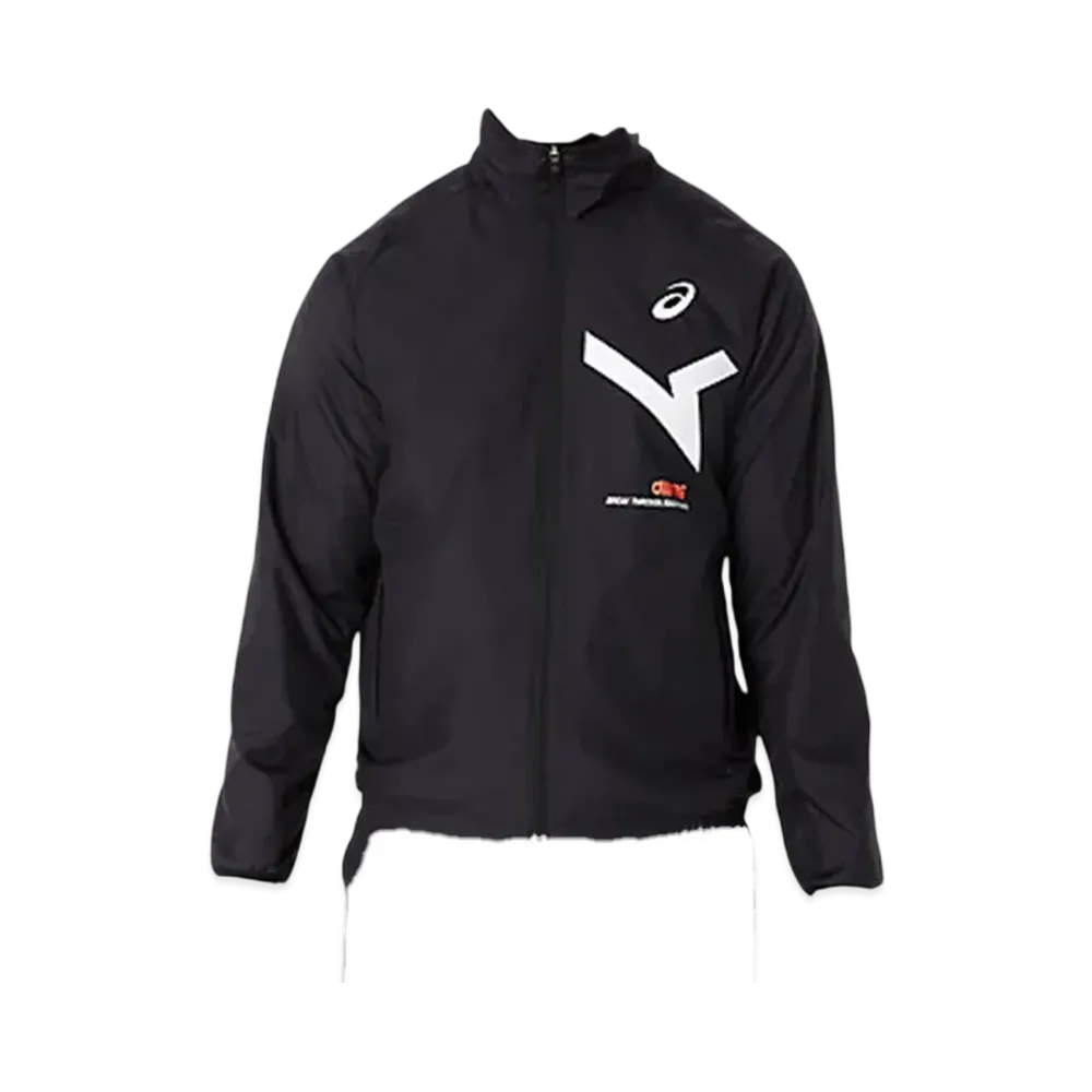Asics A-I-M Tricot Windbreaker Jacket "Performance Black/Brilliant White"