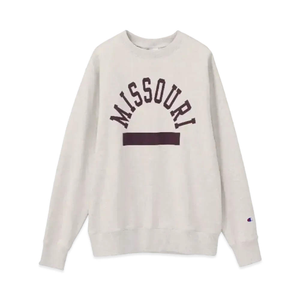 Champion Logo Sweatshirt "Light Beige"