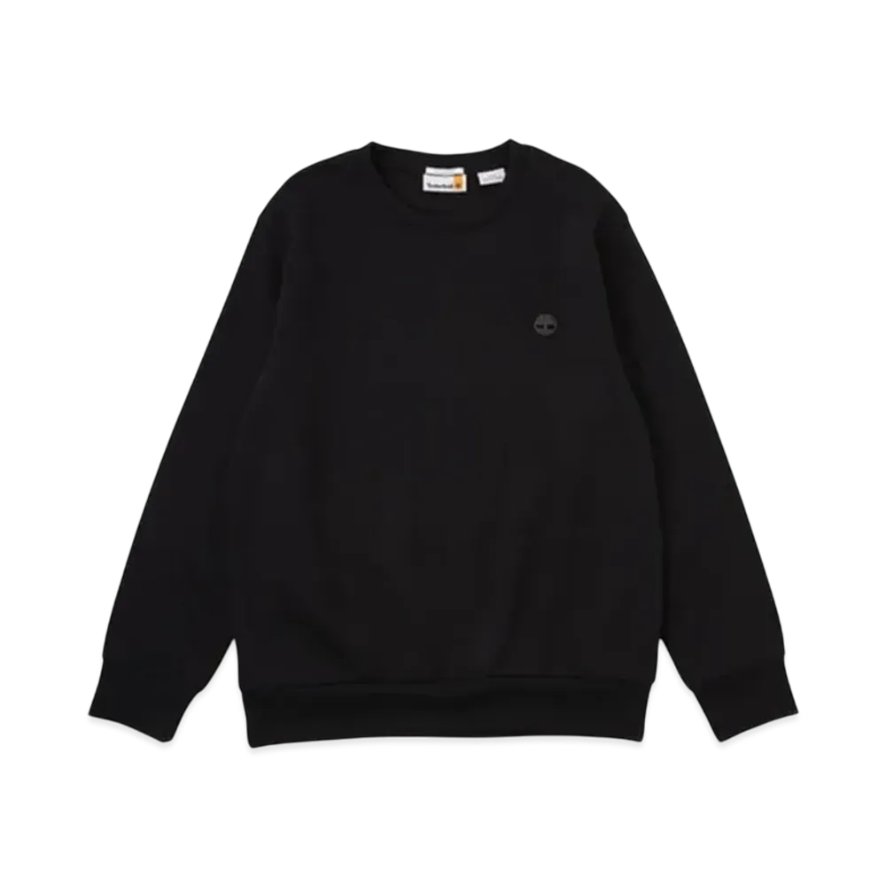 Timberland Men's Oyster River Logo Crew Neck Sweatshirt "Black"